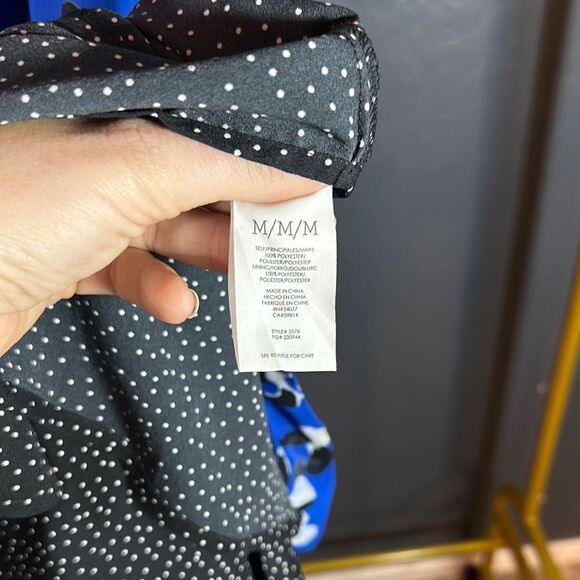 CAbi Blue Fit and Flare Dress with V-neck for Casual Occasions - Picture 7 of 7